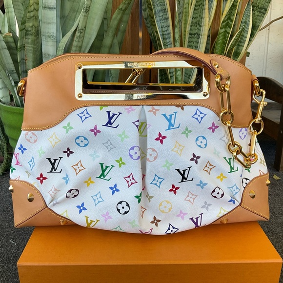 SOLD!!!🔥Louis Vuitton
x Takashi Murakami Judy GM two-way handbag🔥 - Picture 14 of 17